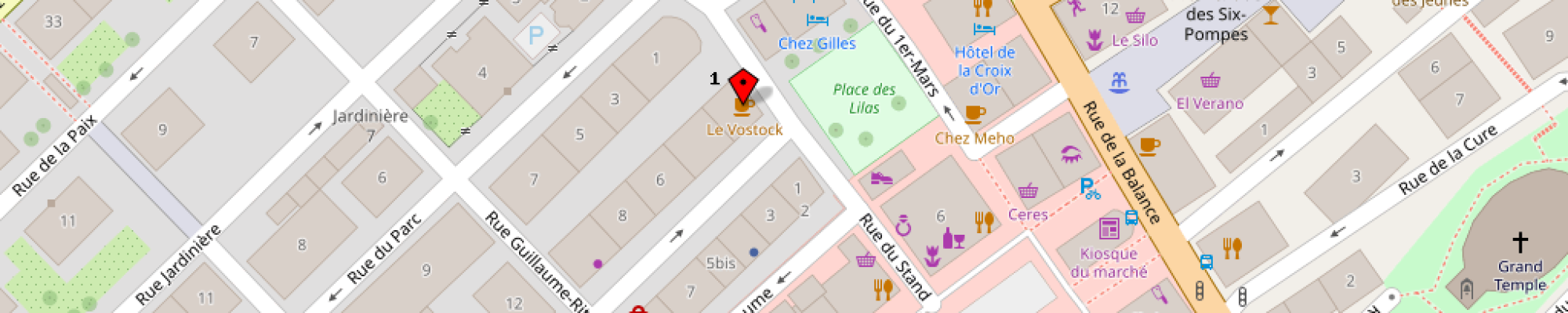 Cette carte indique le Vostok